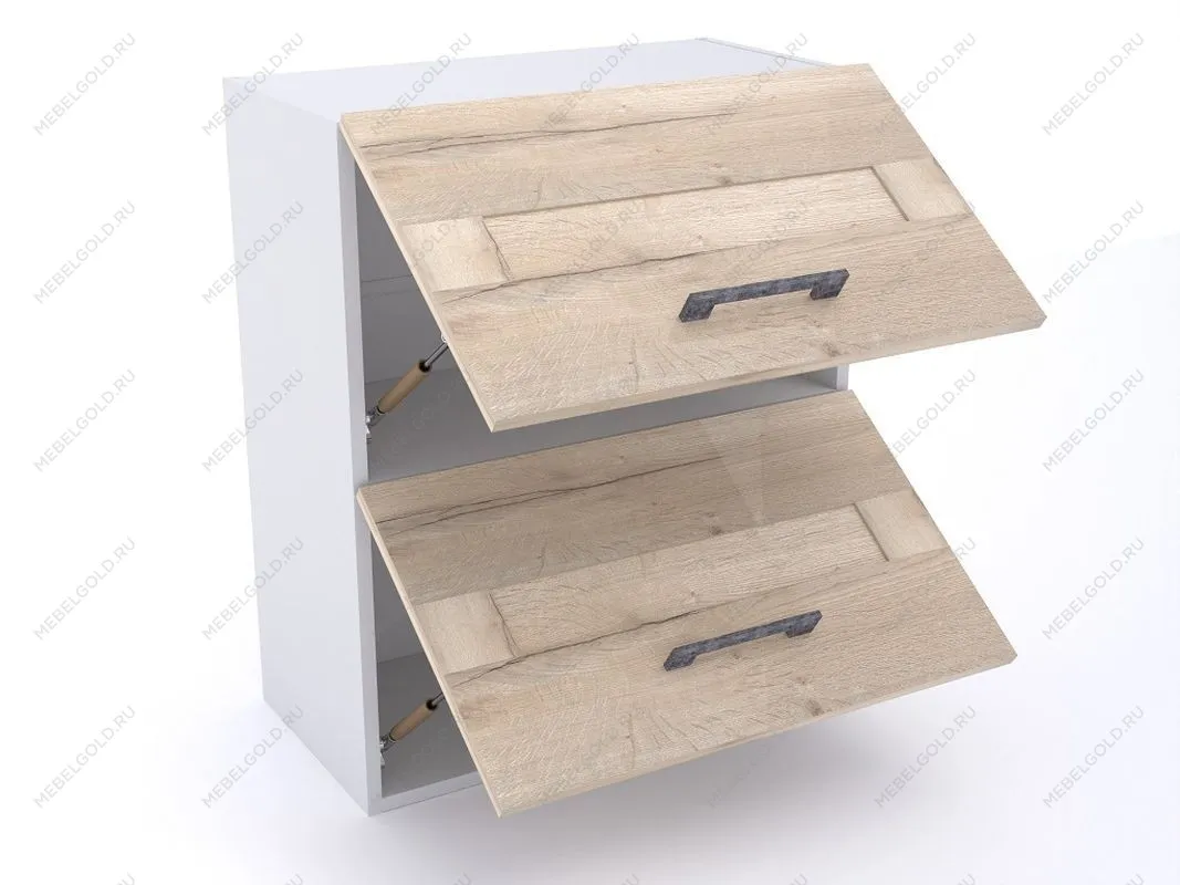 Шкаф Ш-60г, Дублин (600*320*720) Дуб галифакс белый, 21647 | изображение 1