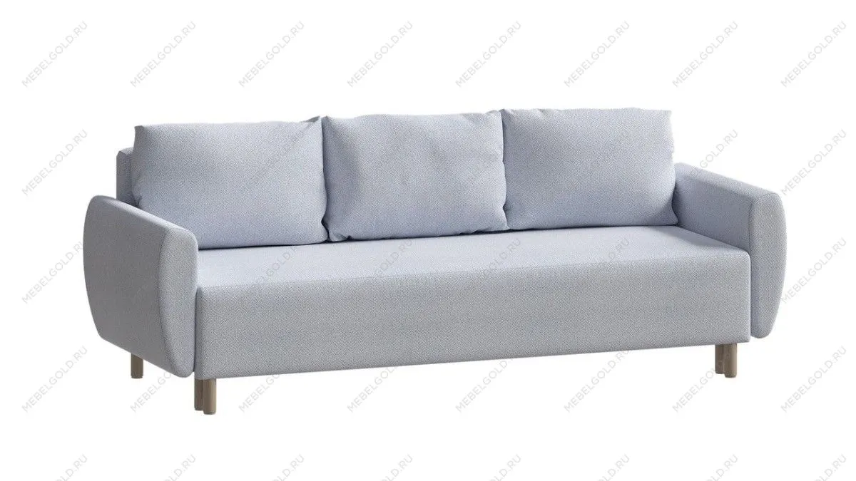 Диван-кровать ТУЛИСИЯ, 232х90х78 см, пастельно-голубой