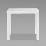 ЛАКК / ЭНКЕЛЬ Журнальный стол ИКЕА / IKEA 50, тамбурат, цвет белый | изображение 2