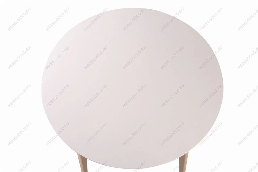 Стол Рэй-d900 (беленый дуб/белая эмаль) Круглый | изображение 3