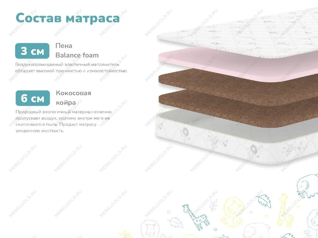 Матрас Спортсмен 70х120 | изображение 1