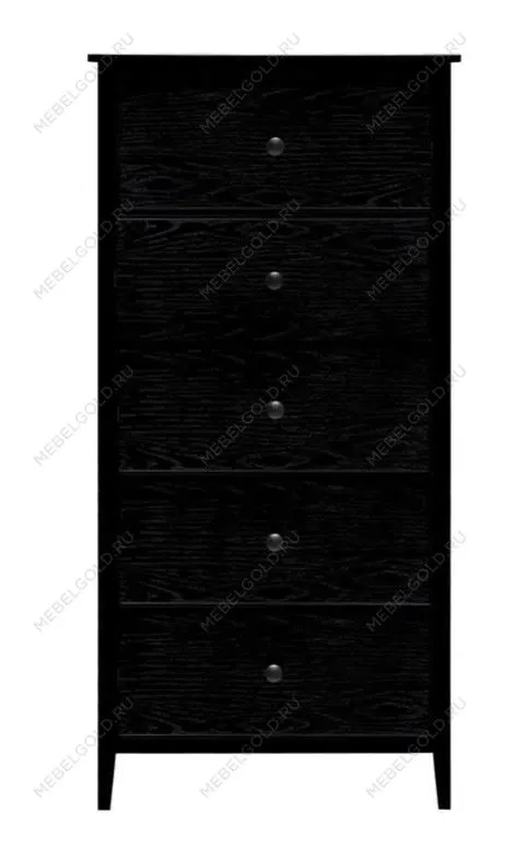 Комод Хитроу (5 ящ) (черный) | изображение 1