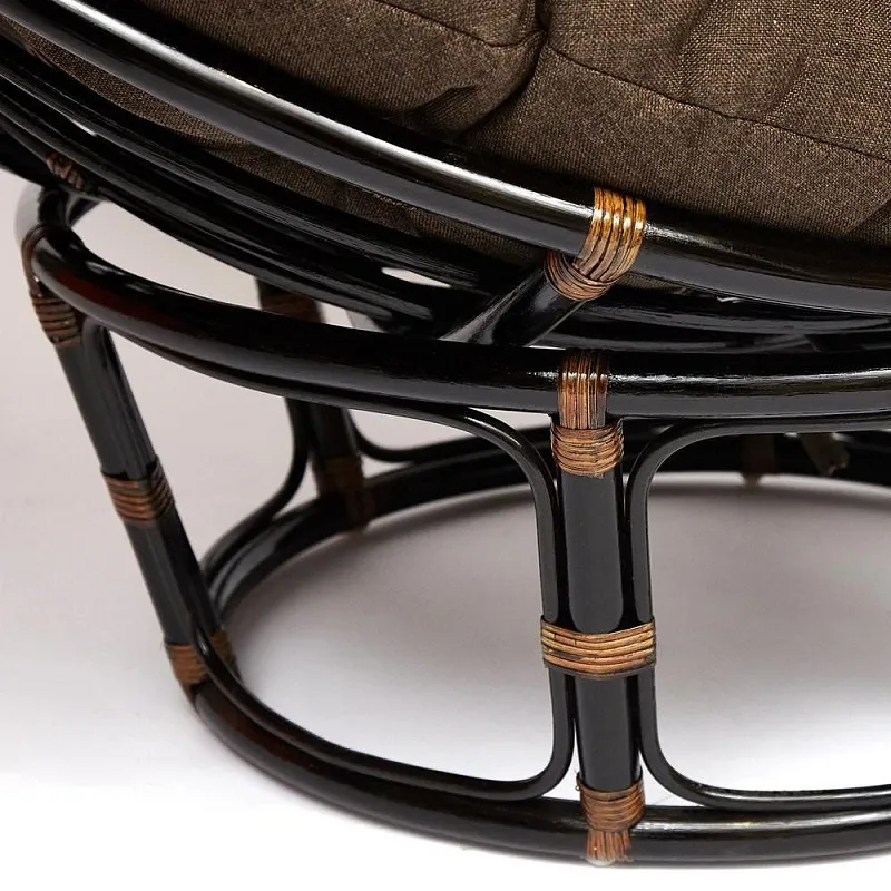Кресло Papasan с подушкой Античный коричневый | изображение 2