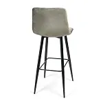 Стул барный CHILLY (mod.7095б) серый barkhat 26/черный | изображение 2