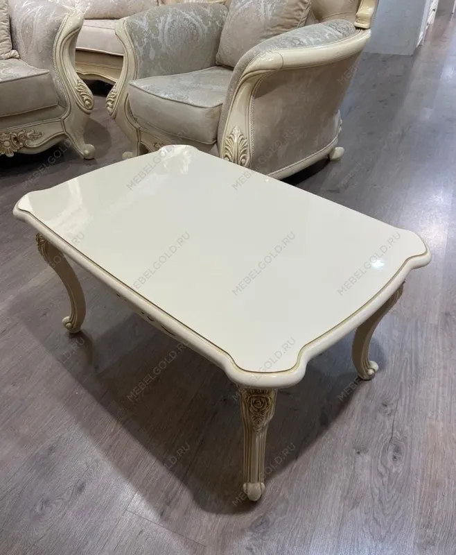 м. Римская - Столик прямоугольный Джоконда крем глянец | изображение 2