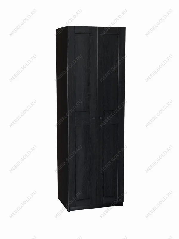 Шкаф Макс, 2 двери, 75х61х233 см, черно-коричневый, дуб венге | изображение 10