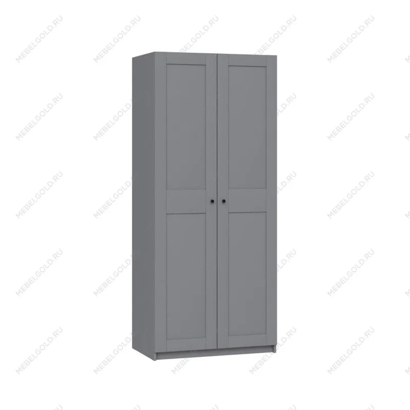 Шкаф МАКС, 2 двери, 100х61х233 см, серый