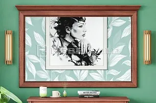 Зеркало Стилиус LUS125 (Орех донской)