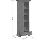 Шкаф Кентаки REG1D1S каштан - Выставка Балашиха | изображение 7