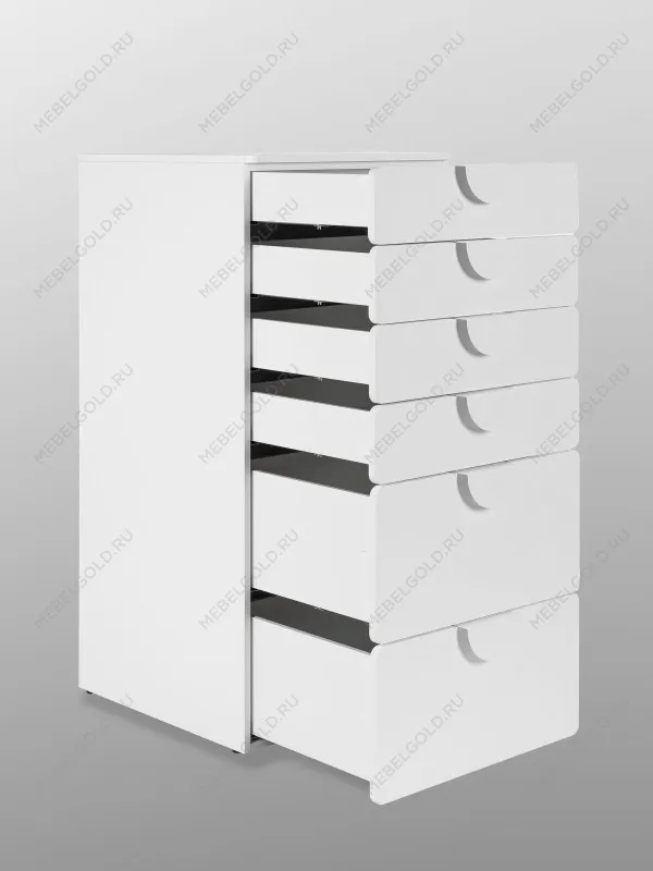 Комод Пикси, 6 ящиков 60x57x120, робкий подснежник | изображение 16