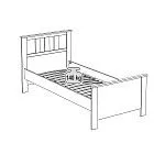 Односпальная кровать Сага | изображение 12