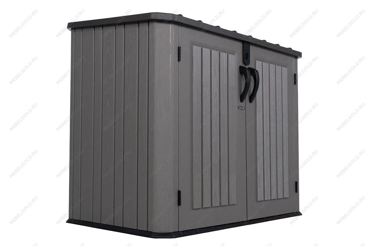 Ящик пластиковый WoodLook, 1380 л, серый | изображение 2