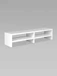 Тумба ТВ Энкель, 2 полки, 160x37x38 см, белая | изображение 9