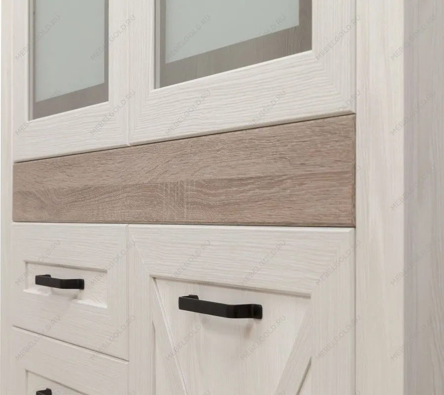 Шкаф с витриной Марсель REG2W1D4S | изображение 2