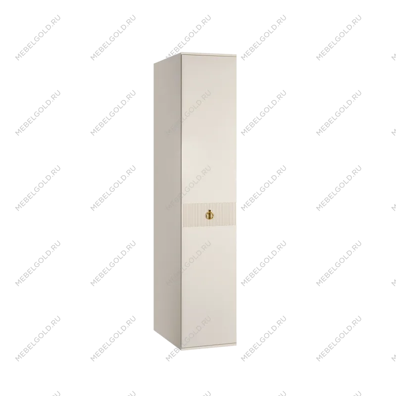 Шкаф 1-но дверный Римини СОЛО (Бежевый/Золото) РМШ2/1(s)