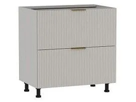 Стол с ящиками СЯ-2-80, Монза (800*523*820) Экокожа Бежевый, 23123