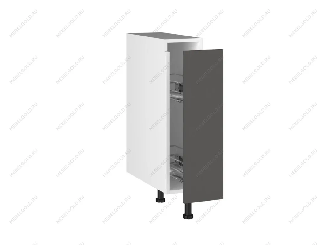 Стол, бутылочница СБ-20, Виста (200*523*870) Экокожа Серый, 26608 | изображение 1