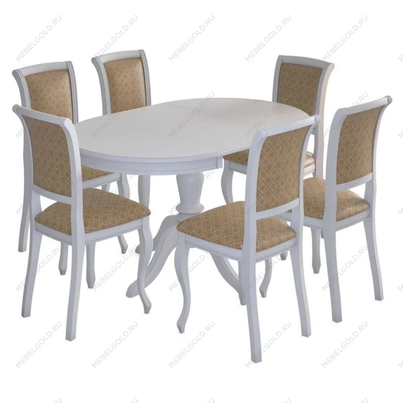 Стол Тейя (Белый/шпон бук) | изображение 3