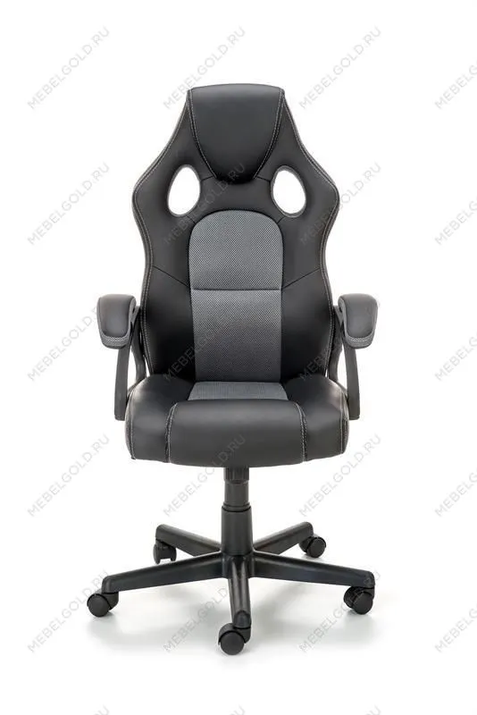 Кресло компьютерное Halmar BERKEL (черный/серый) | изображение 8