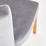 Стул кухонный Halmar ROIS (дуб медовый/серый) | изображение 3