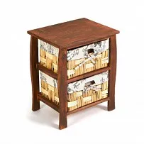 Тумба с 2 ящиками Secret De Maison BEL 2 (mod. PE-10) Brown (коричневый) ткань №HX21