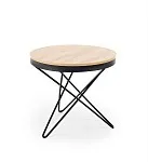 Стол журнальный Halmar LEILA (натуральный/черный) | изображение 1