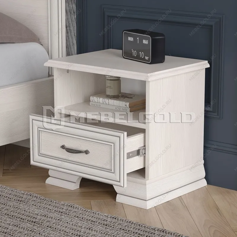 Тумба прикроватная Тиффани 1S вудлайн кремовый | изображение 3