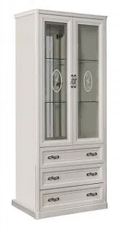 Витрина Мишель 2-ств белый матовый - Выставка Балашиха