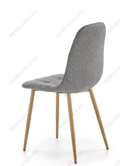 Стул кухонный Halmar K316 (серый/дуб медовый) | изображение 3