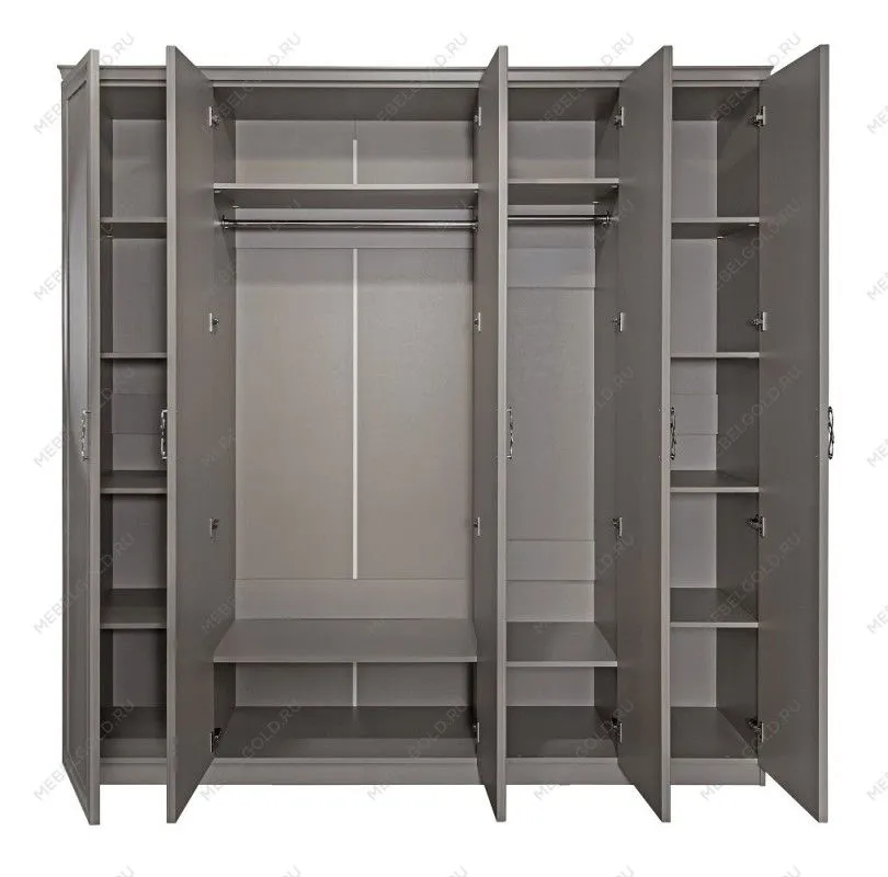 Шкаф Мишель Лайт 5-дверный серый камень | изображение 2