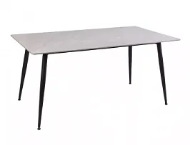 Стол обеденный Signal RION 160 (серый лак/черный)