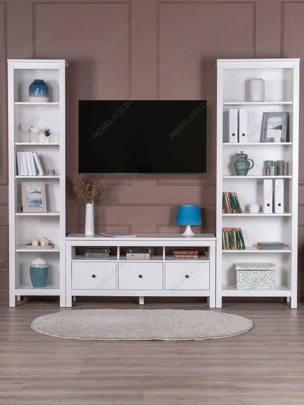 Стеллаж Сага, 50х42х215 см, белый | изображение 6