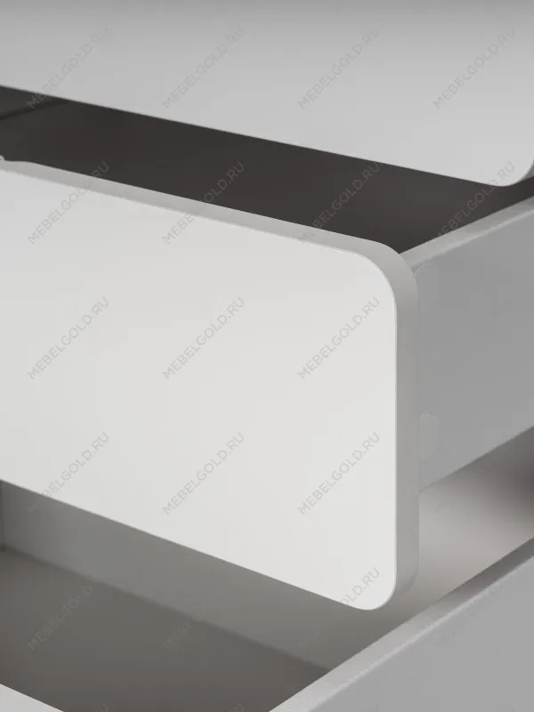 Комод Пикси, 3 ящика 60x57x60, белый (робкий подснежник) | изображение 19