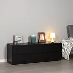 МАЛЬТА комод ИКЕА / IKEA 4 ящика 160х54 Дуб Венге | изображение 5