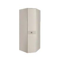 Шкаф угловой Римини СОЛО (Бежевый/Серебро) РМШУ2/1(s)