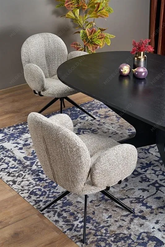 Стол обеденный Halmar SANDRO раскладной (черный/черный) | изображение 15