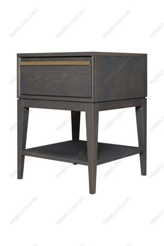 Тумба прикроватная Сидней 1 ящик, дуб графит | изображение 1