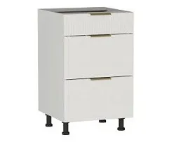 Стол с ящиками СЯ-50 (140/284), Берта (500*528*820) Экокожа Белый, 25323