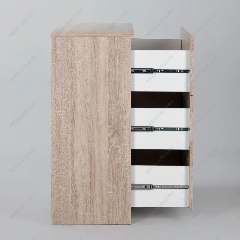 Комод Сириус, 3 ящика, 78х41х94 см, дуб сонома | изображение 10