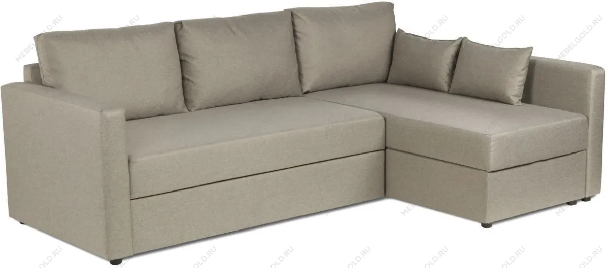 Диван-кровать ВАЛО, 230х91х72 см, серо-бежевый | изображение 2