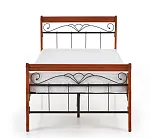 Кровать Halmar VERONICA 90 (черешня античная/черный) | изображение 1