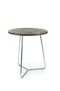 Стол журнальный Signal ALTA B (орех/хром)