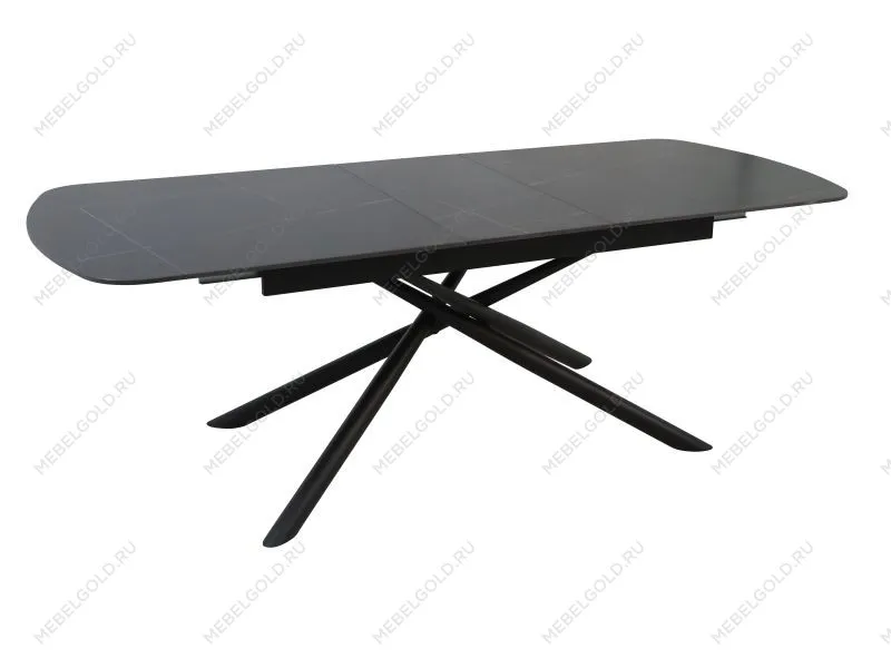 Стол обеденный Signal VECTOR Ceramic 180 (черный/черный) | изображение 1