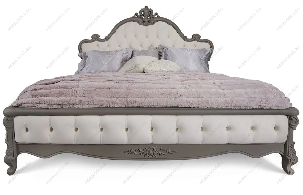 Кровать Мишель Лайт 180х200 см серый камень | изображение 1