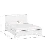 Кровать Кентаки LOZ/160x200 белый | изображение 2