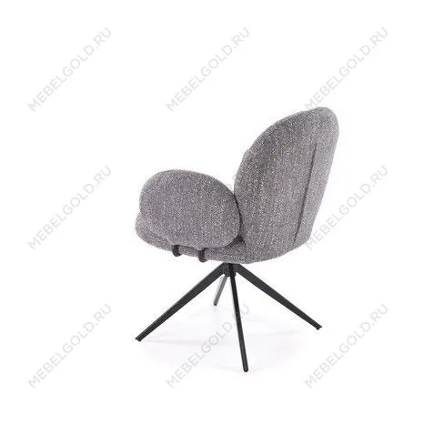 Стул кухонный Halmar K568 поворотный (серый/черный) | изображение 1
