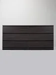 Комод Мальта, 6 ящиков, горизонтальный, с доводчиками, 160х48х76 см, черно-коричневый, дуб венге | изображение 5