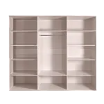 Шкаф 6-ти дв. для платья и белья Диора слоновая кость/золото ДШ2/6 | изображение 1