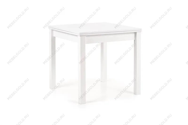 Стол обеденный Halmar GRACJAN раскладной (белый) 80-160/80/76