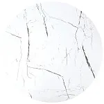 Комплект Halmar JAVA, 2 стола журнальных (белый мрамор/черный) | изображение 1